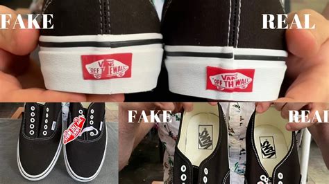 fake vs real original vans shoes|identification of vans shoes.